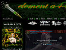 Tablet Screenshot of elementa440.com